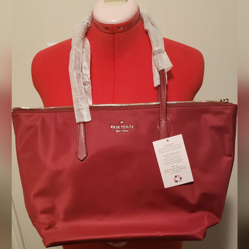 Kate Spade red everyday tote. New, unused.